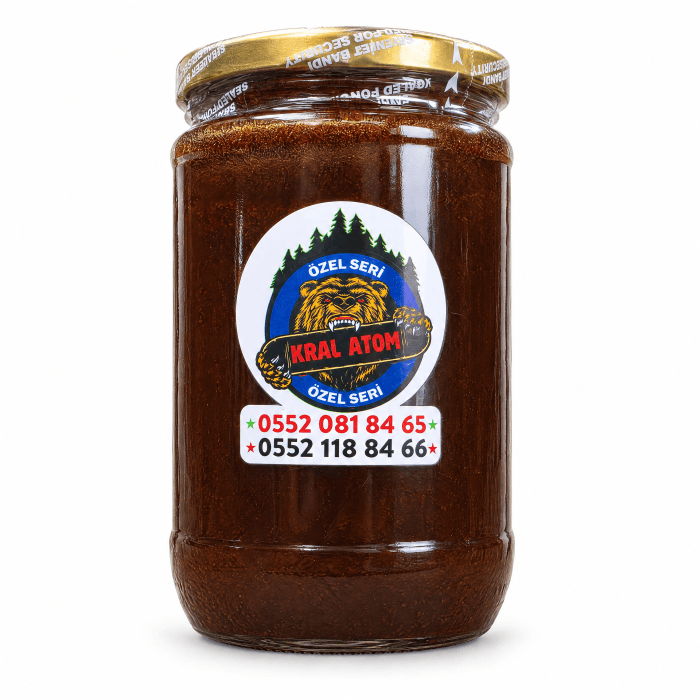 Kral Atom özel seri 1 kg kavanoz