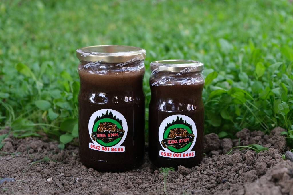 Kral Atom 500 gr kavanoz, yakın görünüm